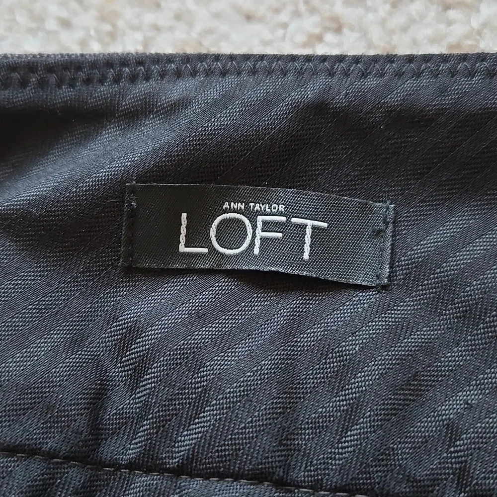 Ann Taylor LOFT Gray Julie Bootcut Bi-Stretch Pants Women’s 10 - Picture 5 of 13